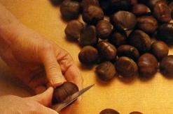 Kacang chestnut.  Manisan chestnut.  Kapan mereka mulai memasak chestnut dalam gula glasir?