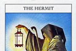The meaning of the Hermit card (Aleister Crowley's Thoth Tarot) Major Ninth Arcana